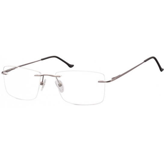 Bezramkowe patentki Okulary oprawki korekcyjne Sunoptic 984B jasno-grafitowe